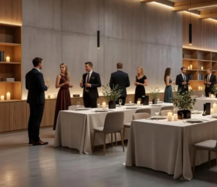 Hosté na moderním firemním eventu Moravixad